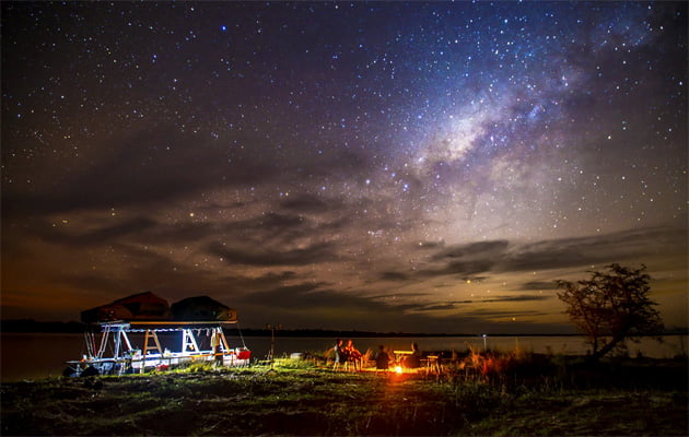 Epic Night Skies on a River God Adventure with New Frontiers