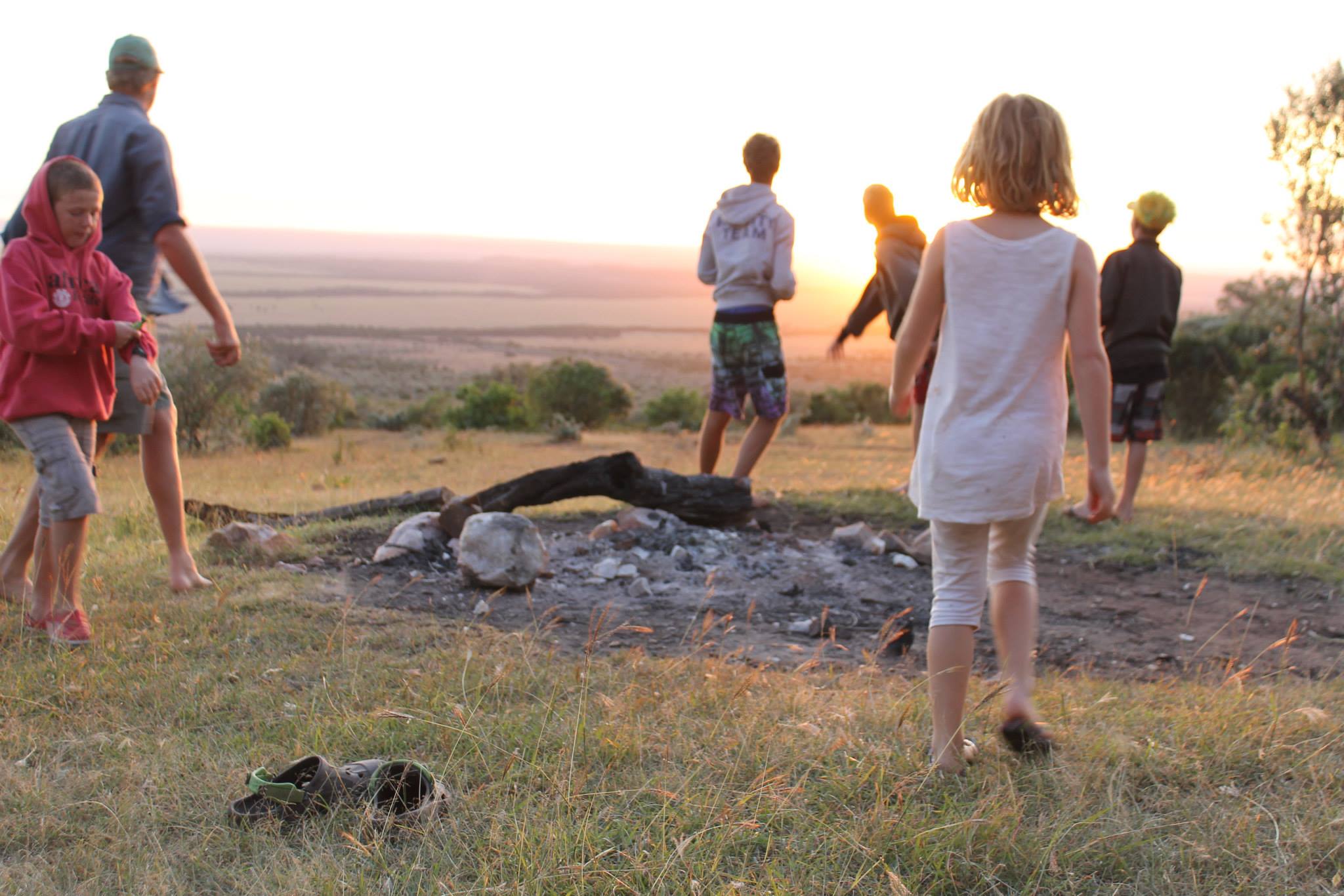 Kids exploring at House in the Wild Albatros East Africa