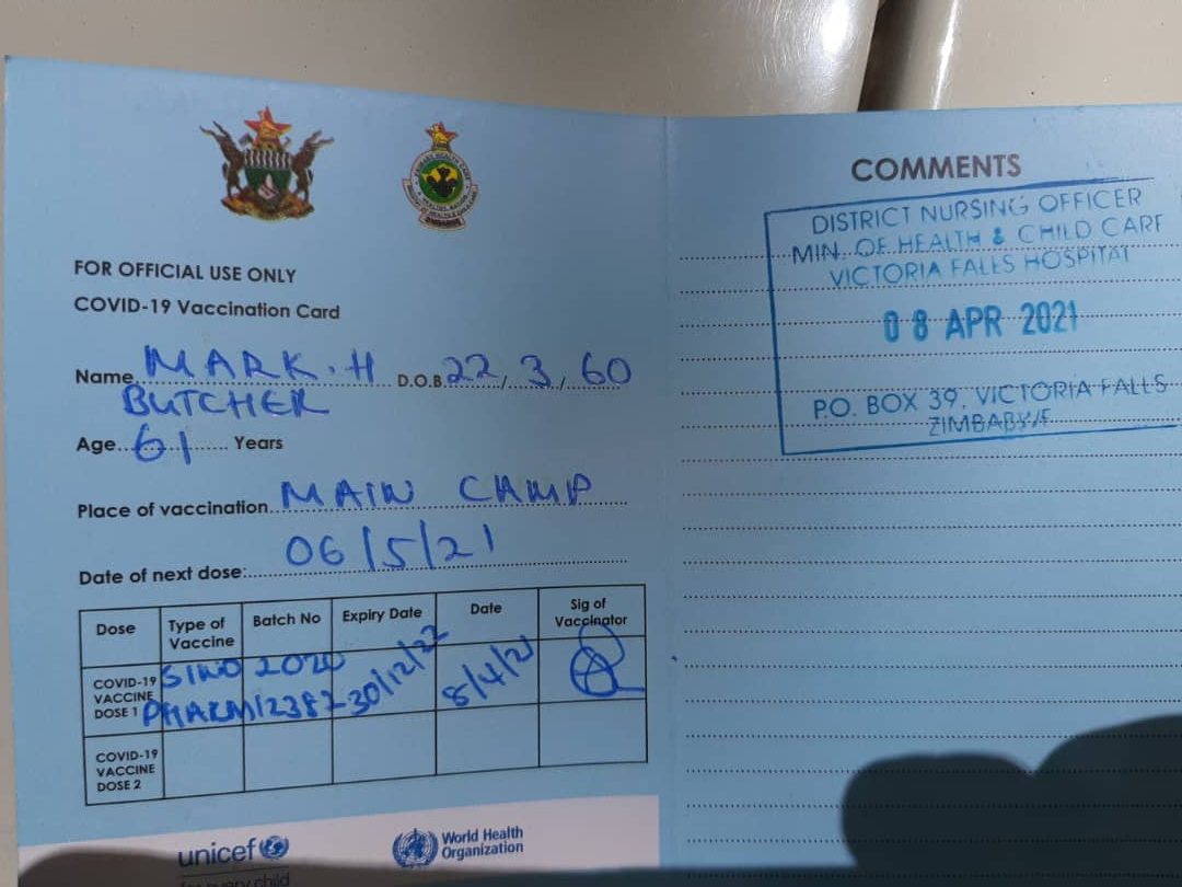Vaccinations for the Imvelo Safari Lodges team – Kusini Collection